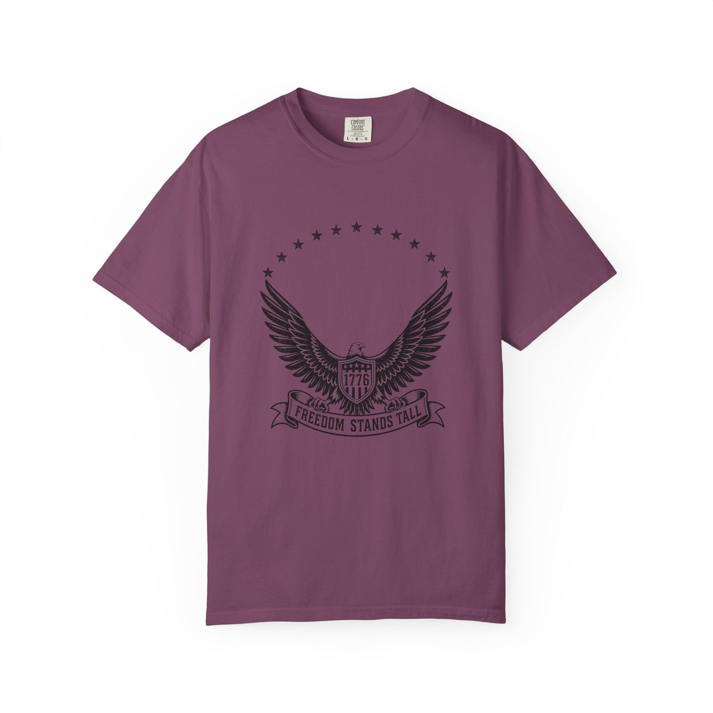 Freedom Stands Tall Eagle T-Shirt — 1776 Patriotic Tee