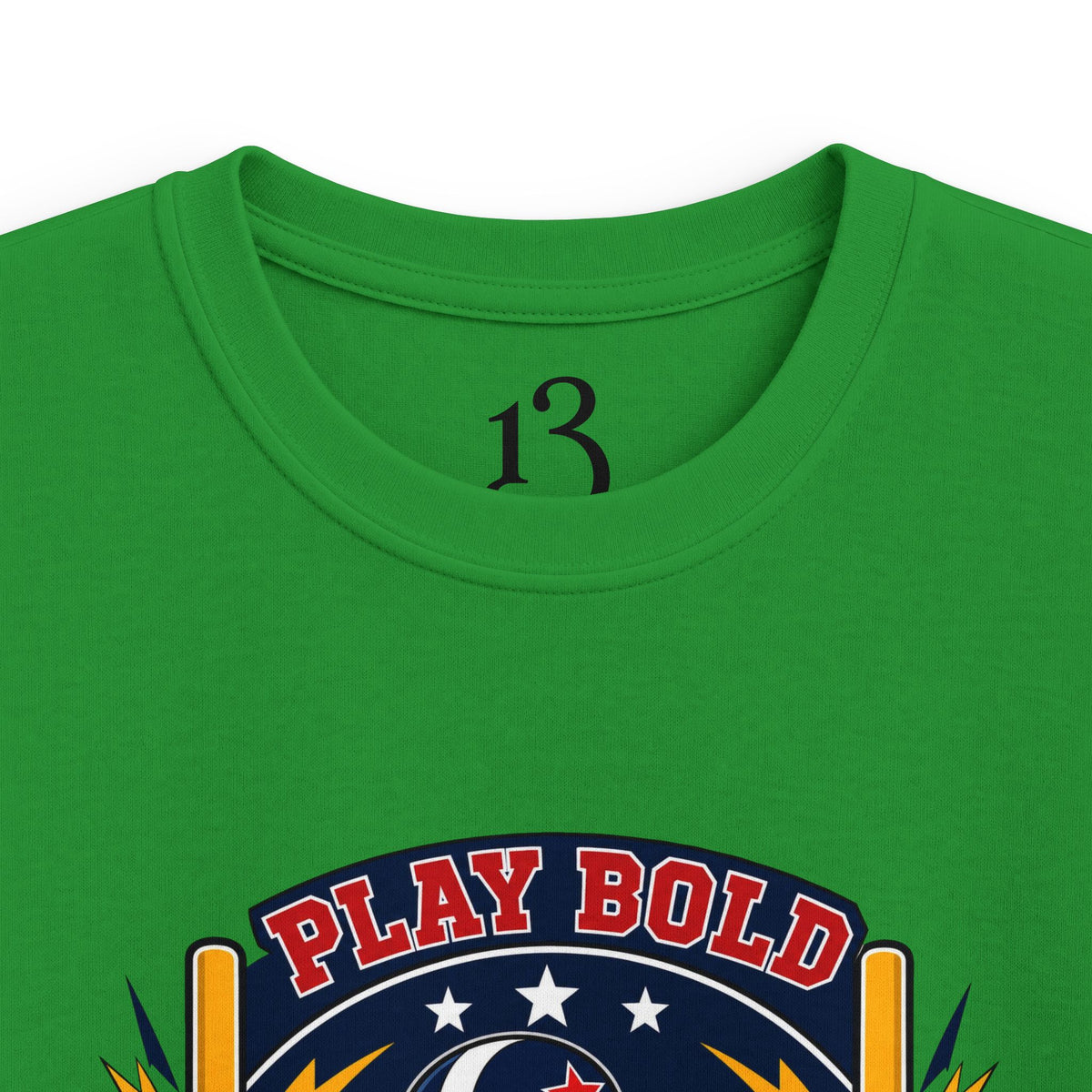 Kids Football Tee — "Play Bold: Freedom League" Retro Mascot Shirt
