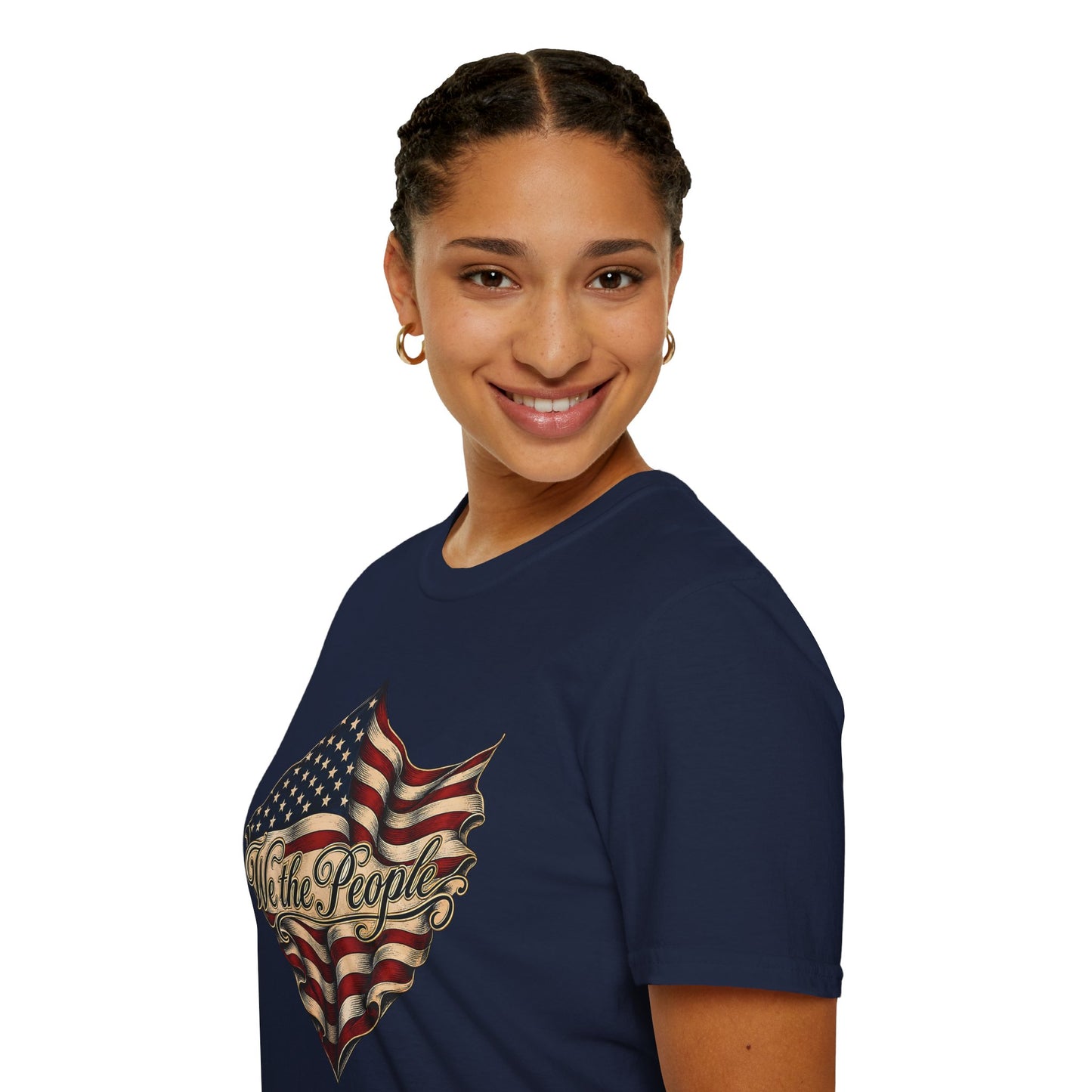 We the People Flag T-Shirt — Vintage American Patriotic Tee