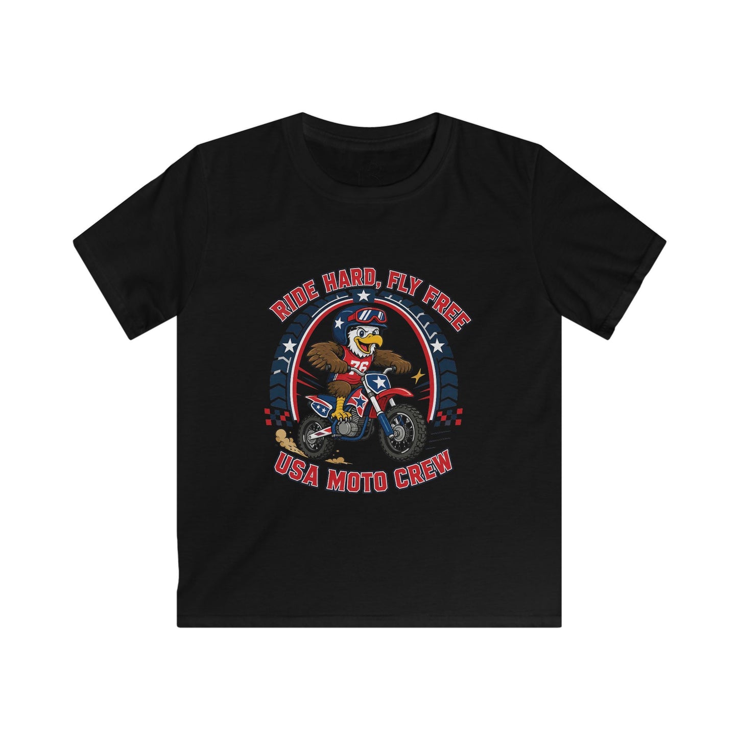 Kids Moto Tee — Born Racer, My Pride Dirt Bike Shirt