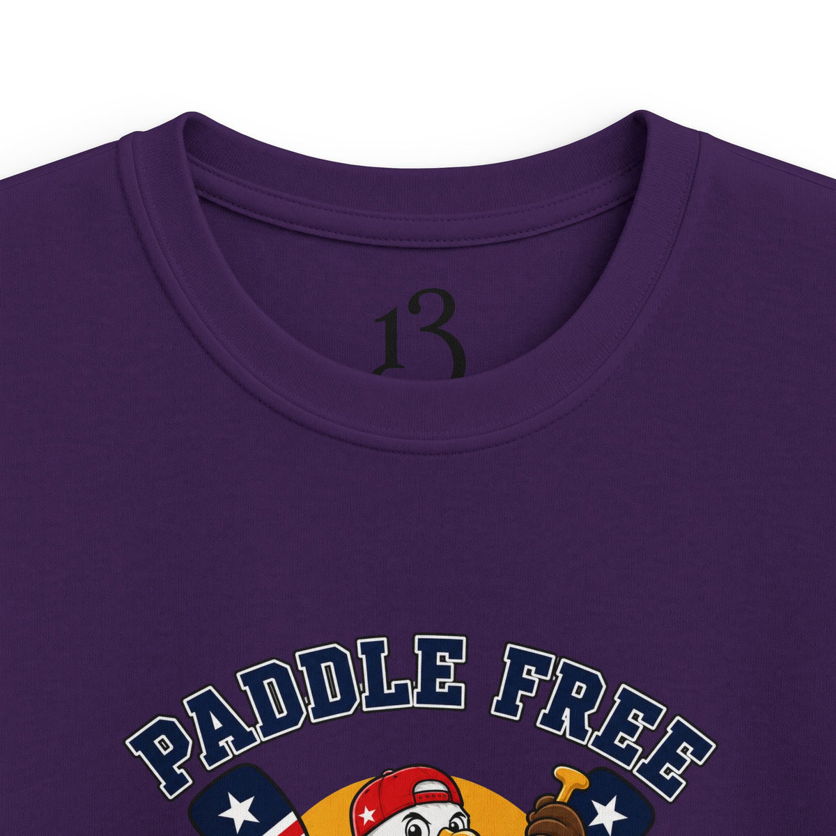 Paddle Kids Tee — "Paddle Free" USA Lake Crew Shirt