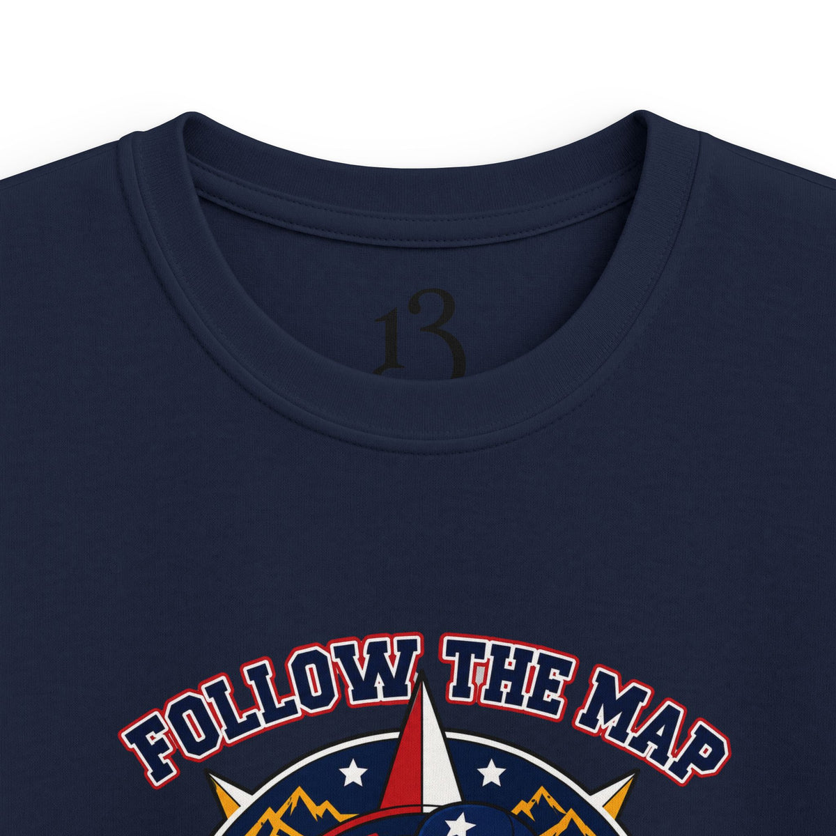 Kids Tee – "Follow the Map, Freedom Awaits" Eagle Adventure Graphic