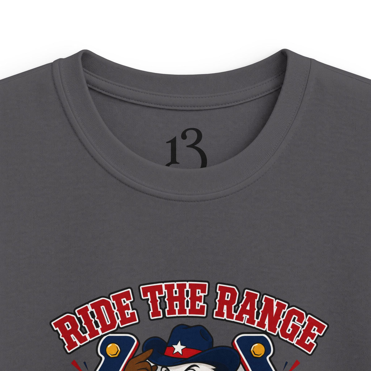 Kids T-Shirt - "Ride the Range Wild and Free" Cowboy Eagle Graphic