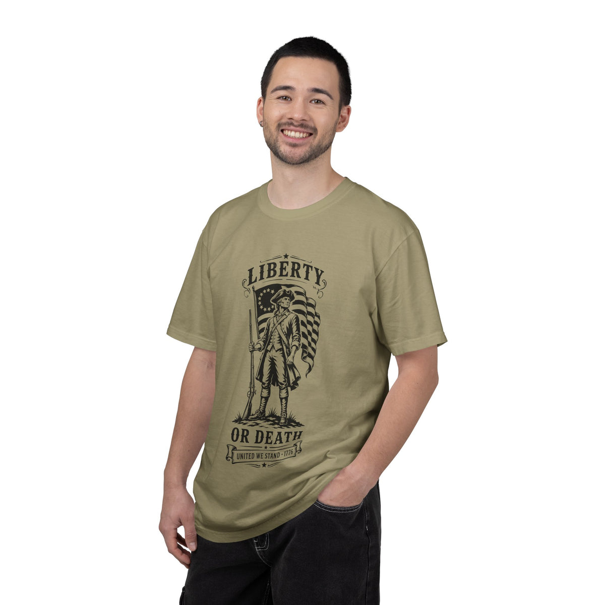 Liberty or Death T‑Shirt — Revolutionary Patriot Graphic Tee
