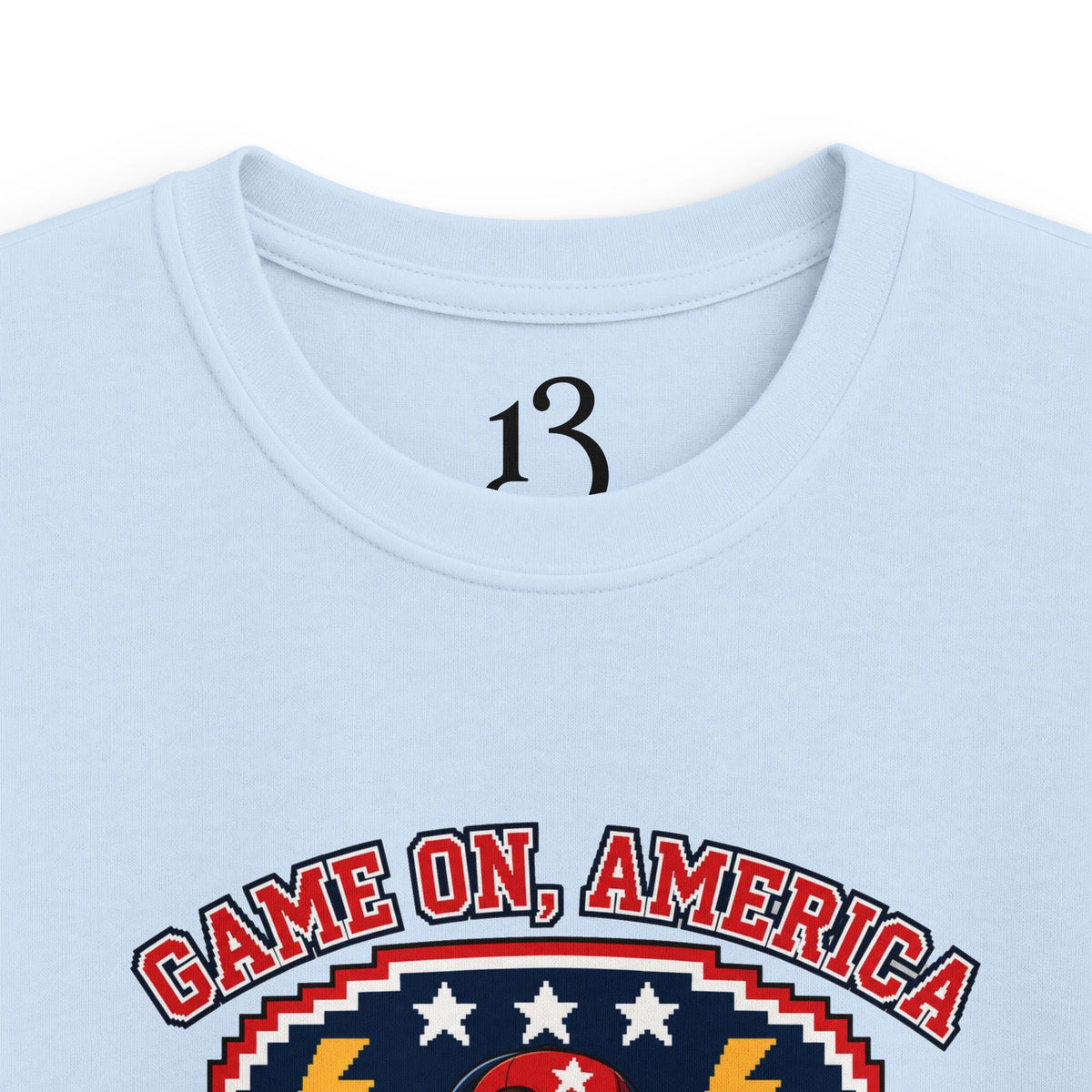 Kids Tee — 'Game On, America' Eagle Arcade Graphic Shirt