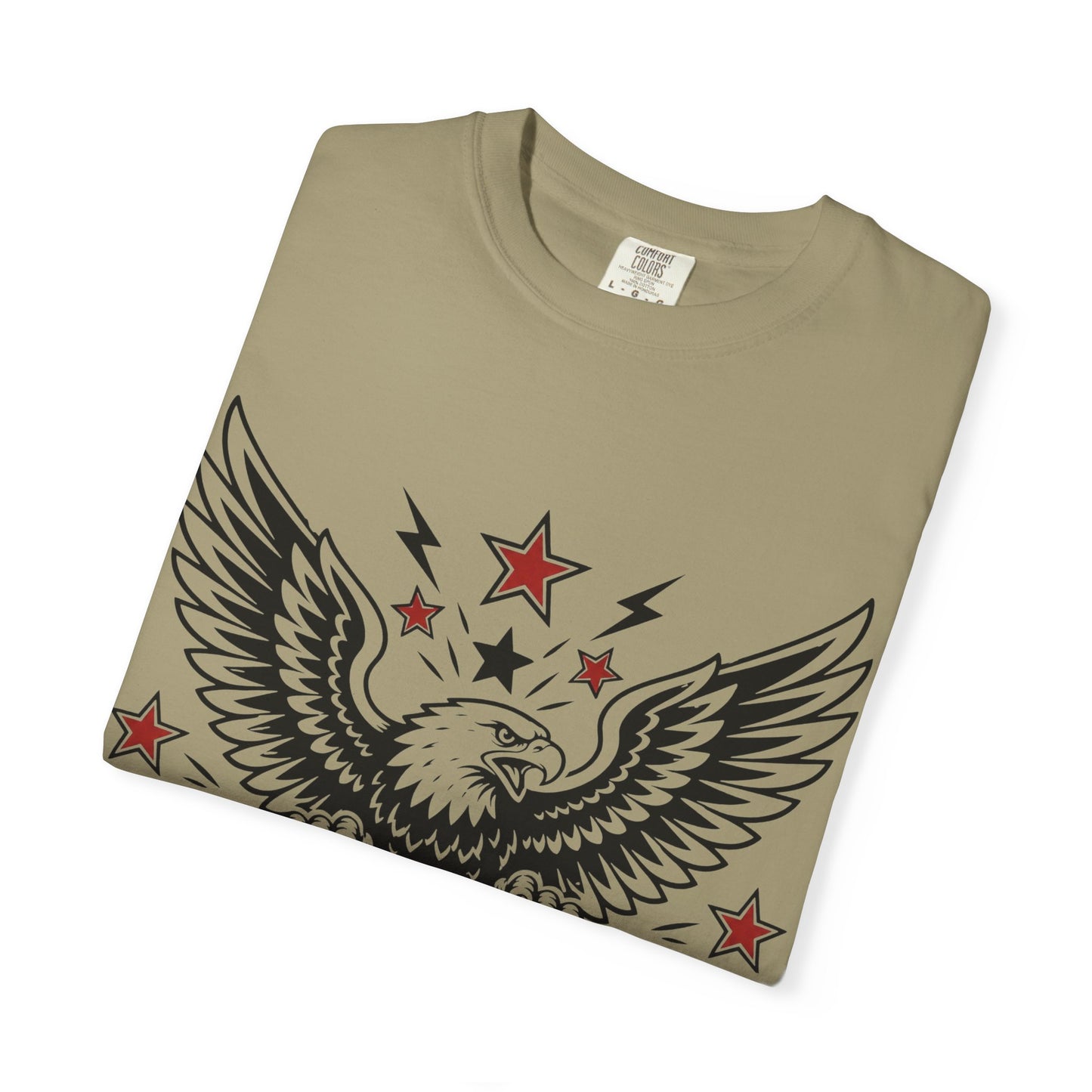 Liberty Never Fades Eagle T-Shirt — Patriotic 1776 Shield Tee