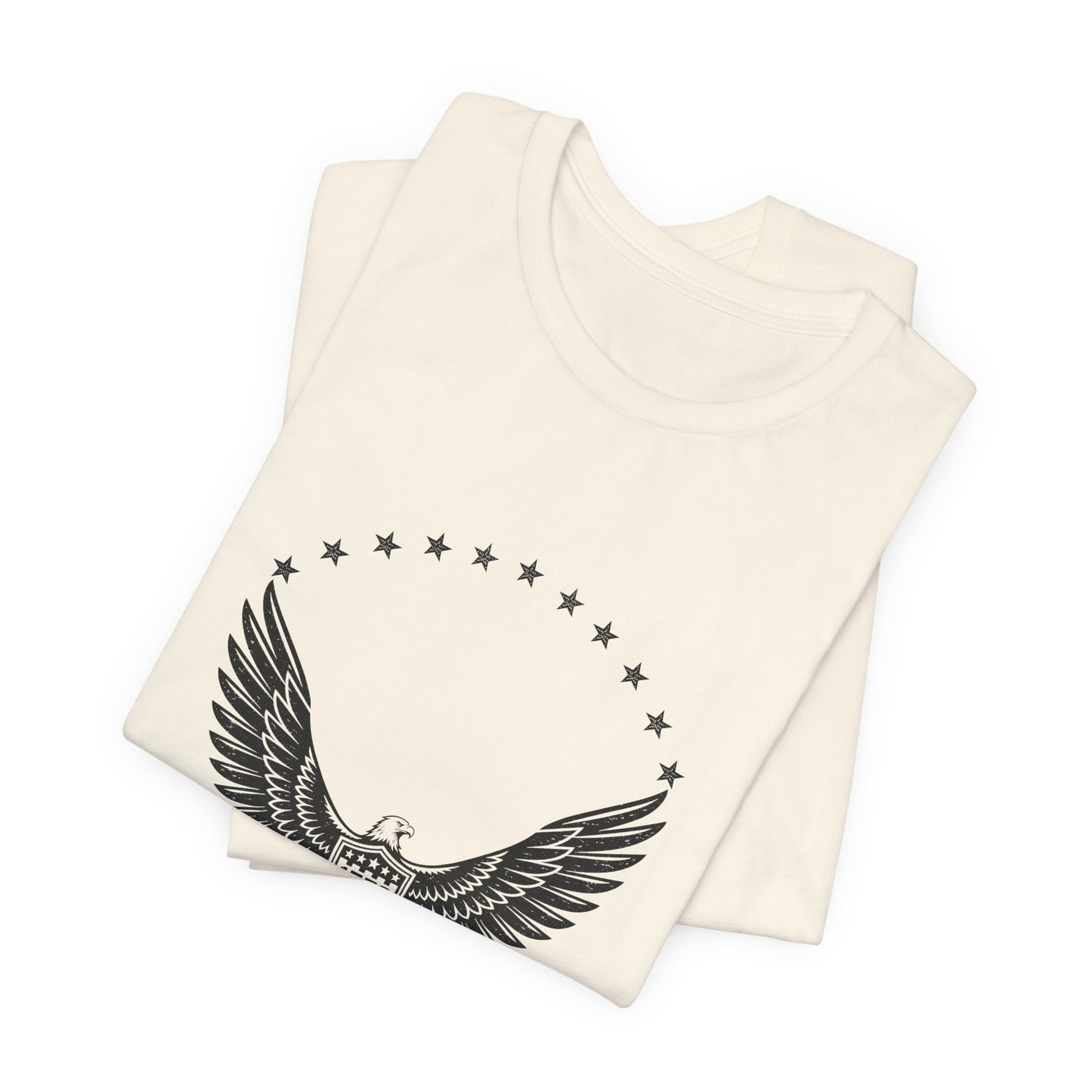 Freedom Stands Tall Eagle Tee — Patriotic 1776 American Flag Graphic T-Shirt