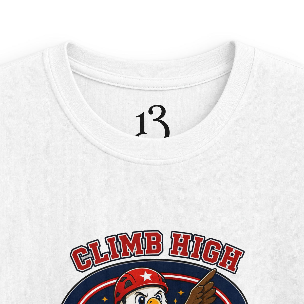 Kids T-Shirt – “Climb High, Dream Big” Adventure Graphic Tee