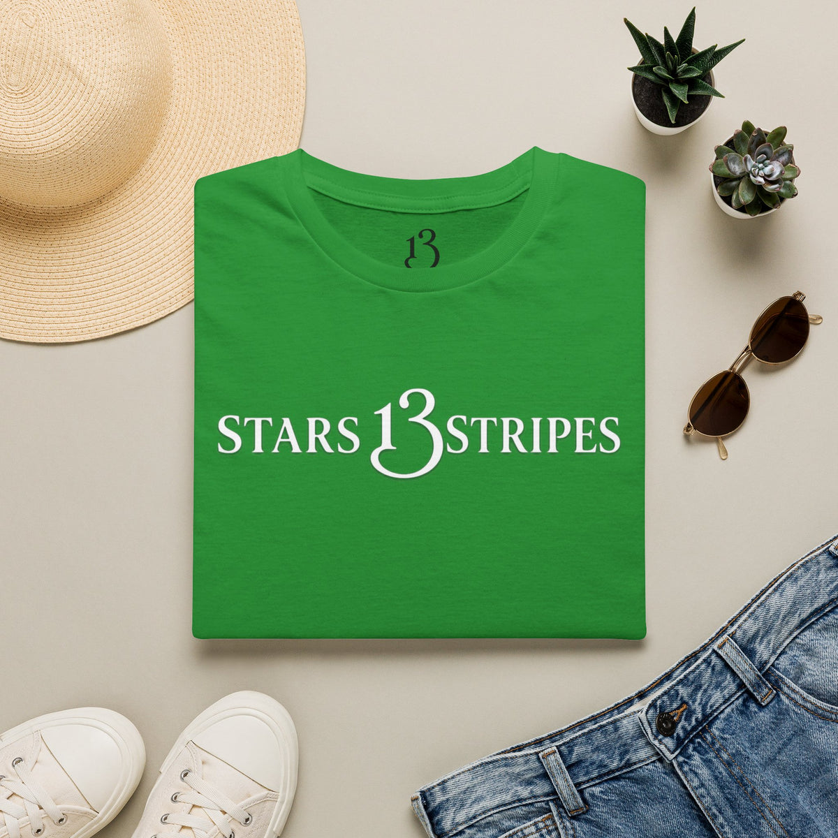 Arlington Soldier, Stars13stripeS Embossed T-Shirt