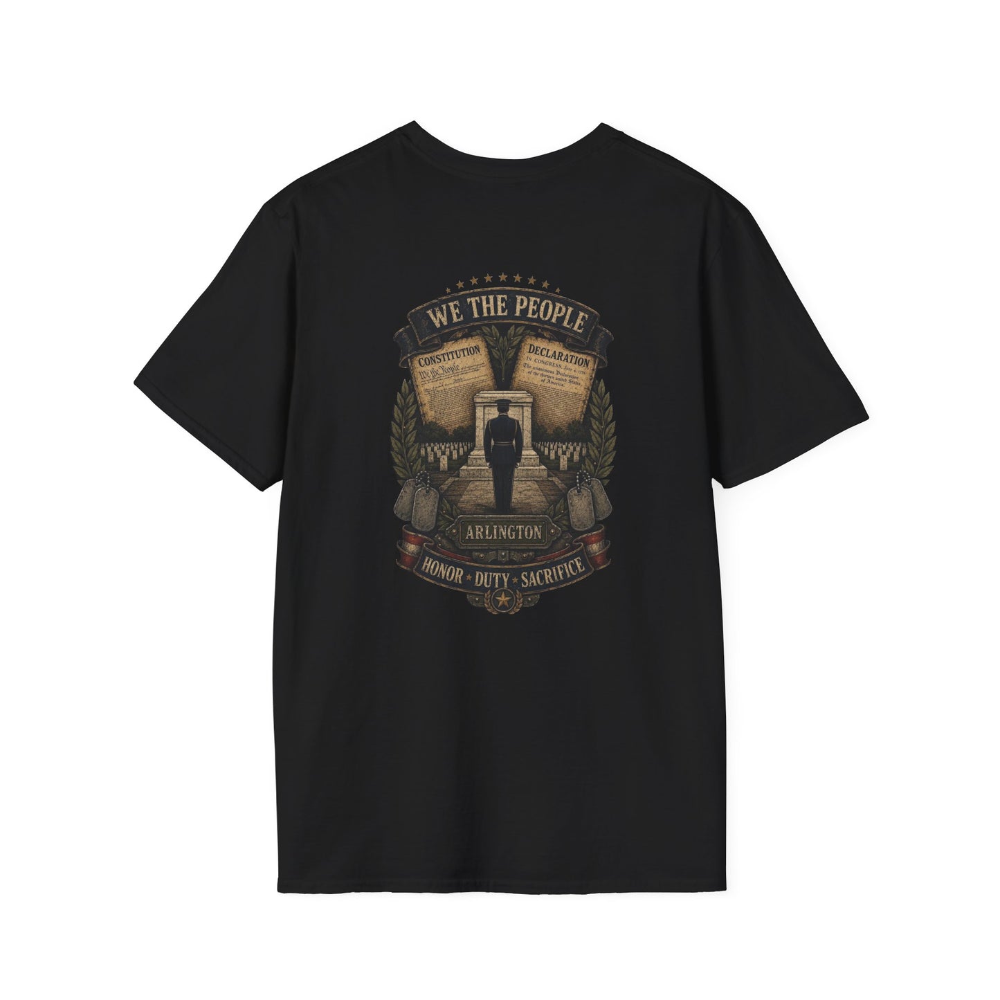 Arlington Soldier, Stars13stripeS Embossed T-Shirt