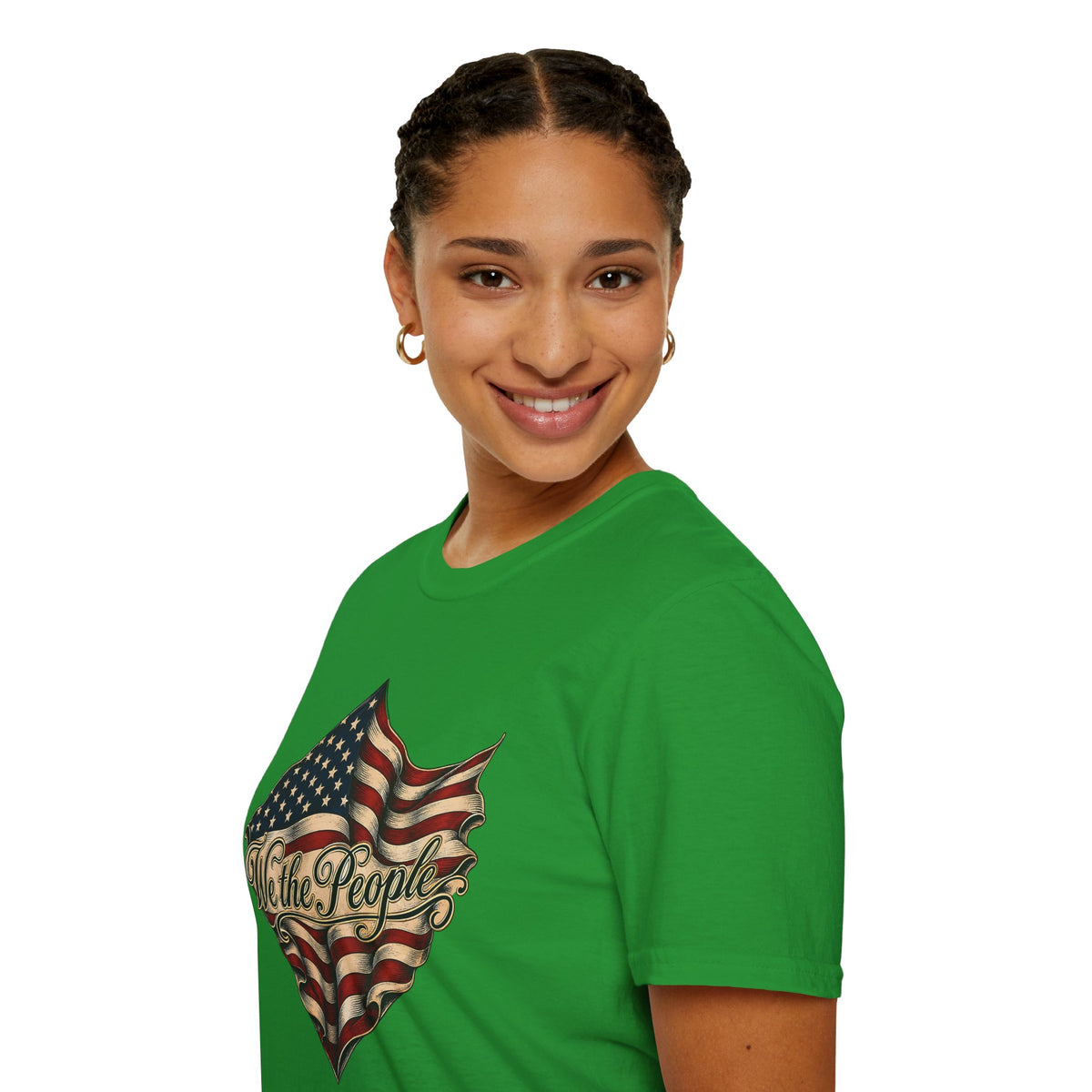 We the People Flag T-Shirt — Vintage American Patriotic Tee