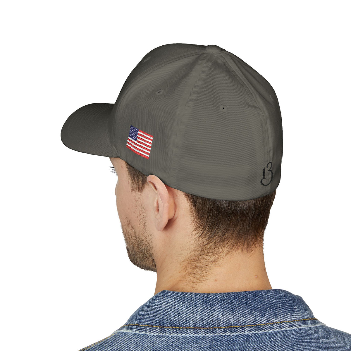 Stars13stripeS Closed-Back Structured Cap (Embroidery)